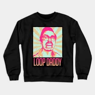 loop daddy (negative) Crewneck Sweatshirt